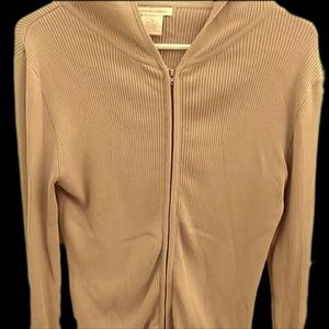 Sweet Romeo: Zip up sweater with hood, sz. M